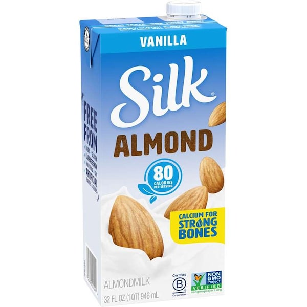 Silk Silk Aseptic Vanilla Almond Milk 32 oz. Bottle, PK6 101896 - main
